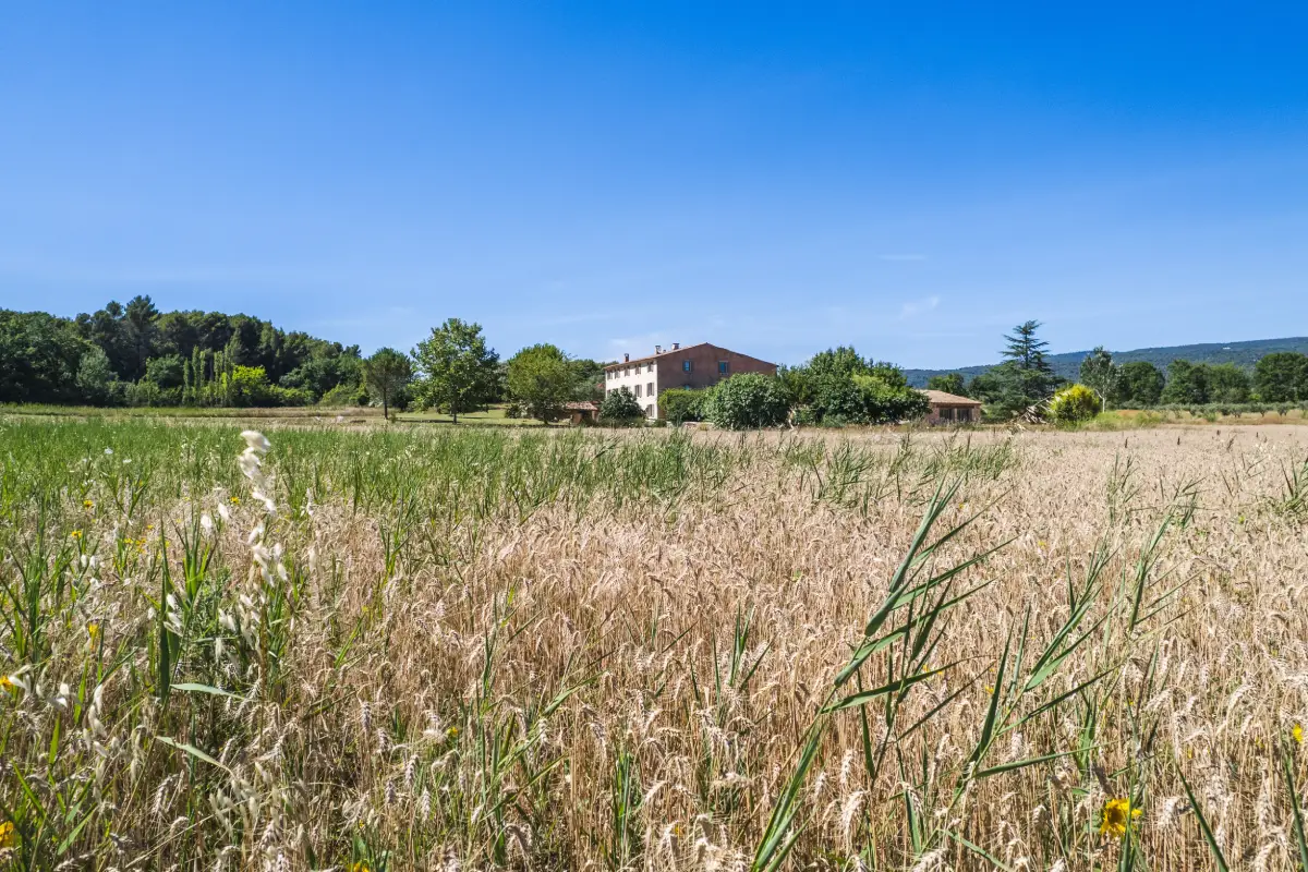 9e. Bastide - vue panoramique depuis le champ sud